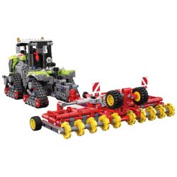 CADA DOUBLEE C65012 65012 MÁY KÉO BÁNH XÍCH CỠ LỚN CLAAS tỷ lệ 1:32 bộ đồ chơi xếp lắp ráp ghép mô hình Technic XERION 5000 TRAC TS Kỹ Thuật Công Nghệ Cao Mô Hình Phương Tiện 1336 khối