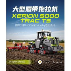 CADA DOUBLEE C65012 65012 MÁY KÉO BÁNH XÍCH CỠ LỚN CLAAS tỷ lệ 1:32 bộ đồ chơi xếp lắp ráp ghép mô hình Technic XERION 5000 TRAC TS Kỹ Thuật Công Nghệ Cao Mô Hình Phương Tiện 1336 khối