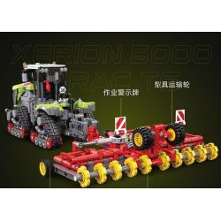CADA DOUBLEE C65012 65012 MÁY KÉO BÁNH XÍCH CỠ LỚN CLAAS tỷ lệ 1:32 bộ đồ chơi xếp lắp ráp ghép mô hình Technic XERION 5000 TRAC TS Kỹ Thuật Công Nghệ Cao Mô Hình Phương Tiện 1336 khối