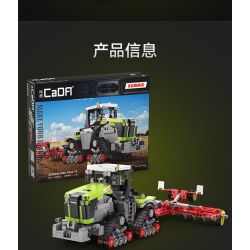 CADA DOUBLEE C65012 65012 MÁY KÉO BÁNH XÍCH CỠ LỚN CLAAS tỷ lệ 1:32 bộ đồ chơi xếp lắp ráp ghép mô hình Technic XERION 5000 TRAC TS Kỹ Thuật Công Nghệ Cao Mô Hình Phương Tiện 1336 khối