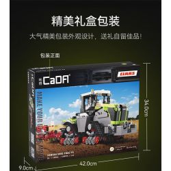 CADA DOUBLEE C65012 65012 MÁY KÉO BÁNH XÍCH CỠ LỚN CLAAS tỷ lệ 1:32 bộ đồ chơi xếp lắp ráp ghép mô hình Technic XERION 5000 TRAC TS Kỹ Thuật Công Nghệ Cao Mô Hình Phương Tiện 1336 khối