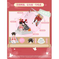 WEKKI 518003 TRUYỀN THUYẾT CHÂN HOÀN HỘP MÙ RẠP HÁT NHỎ CỦA HOÀNG HẬU bộ đồ chơi xếp lắp ráp ghép mô hình Movie & Game Phim Và Trò Chơi