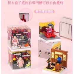 WEKKI 518003 TRUYỀN THUYẾT CHÂN HOÀN HỘP MÙ RẠP HÁT NHỎ CỦA HOÀNG HẬU bộ đồ chơi xếp lắp ráp ghép mô hình Movie & Game Phim Và Trò Chơi