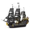 REOBRIX 66036 TÀU CƯỚP BIỂN NGỌC TRAI ĐEN bộ đồ chơi xếp lắp ráp ghép mô hình Pirates Of The Caribbean BLACK PEARL Cướp Biển Vùng Caribe 4708 khối