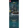 REOBRIX 66036 TÀU CƯỚP BIỂN NGỌC TRAI ĐEN bộ đồ chơi xếp lắp ráp ghép mô hình Pirates Of The Caribbean BLACK PEARL Cướp Biển Vùng Caribe 4708 khối