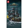REOBRIX 66036 TÀU CƯỚP BIỂN NGỌC TRAI ĐEN bộ đồ chơi xếp lắp ráp ghép mô hình Pirates Of The Caribbean BLACK PEARL Cướp Biển Vùng Caribe 4708 khối