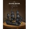 REOBRIX 66036 TÀU CƯỚP BIỂN NGỌC TRAI ĐEN bộ đồ chơi xếp lắp ráp ghép mô hình Pirates Of The Caribbean BLACK PEARL Cướp Biển Vùng Caribe 4708 khối