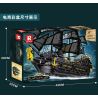 REOBRIX 66036 TÀU CƯỚP BIỂN NGỌC TRAI ĐEN bộ đồ chơi xếp lắp ráp ghép mô hình Pirates Of The Caribbean BLACK PEARL Cướp Biển Vùng Caribe 4708 khối