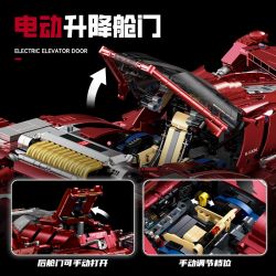 GULY 10619 BIG MAC 4X4 bộ đồ chơi xếp lắp ráp ghép mô hình GIGANT SPORTCAR 4158 khối