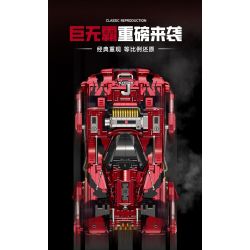 GULY 10619 BIG MAC 4X4 bộ đồ chơi xếp lắp ráp ghép mô hình GIGANT SPORTCAR 4158 khối