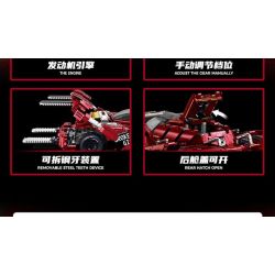 GULY 10619 BIG MAC 4X4 bộ đồ chơi xếp lắp ráp ghép mô hình GIGANT SPORTCAR 4158 khối