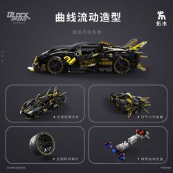 TAKUGI T1006 1006 SIÊU XE LEI XING EVO tỷ lệ 1:14 bộ đồ chơi xếp lắp ráp ghép mô hình Technic Kỹ Thuật Công Nghệ Cao Mô Hình Phương Tiện 1165 khối