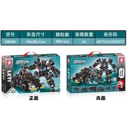 LE YI 88083 XE BỌC THÉP SWAT CƠ KHÍ bộ đồ chơi xếp lắp ráp ghép mô hình City Thành Phố 588 khối