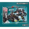 LE YI 88083 XE BỌC THÉP SWAT CƠ KHÍ bộ đồ chơi xếp lắp ráp ghép mô hình City Thành Phố 588 khối