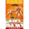 MINGDI LEIBAO K0911 0911 MECHA PHONG CÁCH TRUNG QUỐC NEZHA RED LOTUS FIRE DRAGON bộ đồ chơi xếp lắp ráp ghép mô hình 537 khối