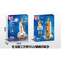 LEIBAO 8013 TÊN LỬA KHÔNG GIAN bộ đồ chơi xếp lắp ráp ghép mô hình City Thành Phố 984 khối