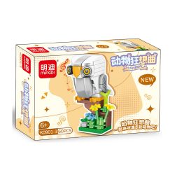 MINGDI LEIBAO K0901 0901 ANIMAL RHAPSODY 8 MẪU VẸT VỊT CÚ CHÓ GẤU TRÚC HƯƠU CAO CỔ SÓC bộ đồ chơi xếp lắp ráp ghép mô hình Creator Sáng Tạo 494 khối