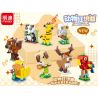 MINGDI LEIBAO K0901 0901 ANIMAL RHAPSODY 8 MẪU VẸT VỊT CÚ CHÓ GẤU TRÚC HƯƠU CAO CỔ SÓC bộ đồ chơi xếp lắp ráp ghép mô hình Creator Sáng Tạo 494 khối
