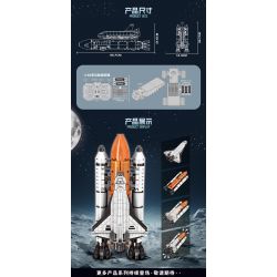 LEIBAO 8006 TÀU CON THOI CÔNG NGHỆ ĐIỀU KHIỂN TỪ XA bộ đồ chơi xếp lắp ráp ghép mô hình 557 khối