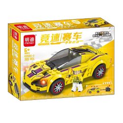 MINGDI LEIBAO K0505 0505 4 LOẠI XE PHÓNG ĐUA bộ đồ chơi xếp lắp ráp ghép mô hình Racers Đua Tốc Độ 879 khối