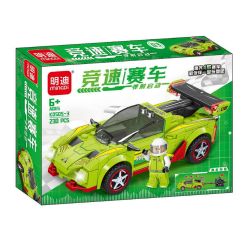 MINGDI LEIBAO K0505 0505 4 LOẠI XE PHÓNG ĐUA bộ đồ chơi xếp lắp ráp ghép mô hình Racers Đua Tốc Độ 879 khối