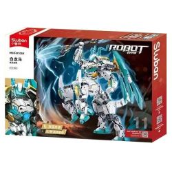 SLUBAN M38-B1059 B1059 1059 M38B1059 38-B1059 CAO THỦ CƠ GIÁP BẠCH LONG MÃ NGỌC CHIẾN KỴ SĨ bộ đồ chơi xếp lắp ráp ghép mô hình 731 khối