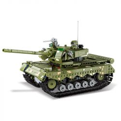 JIESTAR 61053 XE TĂNG CHIẾN ĐẤU SỨ MỆNH VINH QUANG bộ đồ chơi xếp lắp ráp ghép mô hình Military Army BATTLE TANK Quân Sự Bộ Đội 780 khối