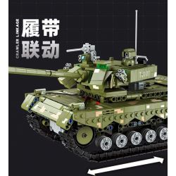 JIESTAR 61053 XE TĂNG CHIẾN ĐẤU SỨ MỆNH VINH QUANG bộ đồ chơi xếp lắp ráp ghép mô hình Military Army BATTLE TANK Quân Sự Bộ Đội 780 khối