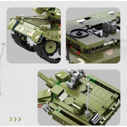 JIESTAR 61053 XE TĂNG CHIẾN ĐẤU SỨ MỆNH VINH QUANG bộ đồ chơi xếp lắp ráp ghép mô hình Military Army BATTLE TANK Quân Sự Bộ Đội 780 khối