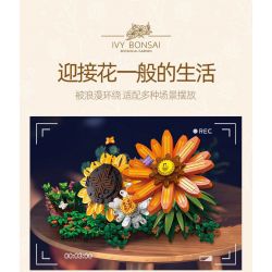 JIESTAR JJ9034 9034 CHẬU CÂY THƯỜNG XUÂN bộ đồ chơi xếp lắp ráp ghép mô hình Creator Sáng Tạo 924 khối