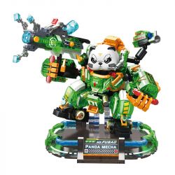 ZHEGAO 662011 PANDA MECHA FUBAO bộ đồ chơi xếp lắp ráp ghép mô hình 635 khối