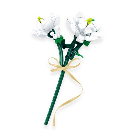 SEMBO 611012 CỬA HÀNG HOA JASMINE bộ đồ chơi xếp lắp ráp ghép mô hình Creator Sáng Tạo 91 khối