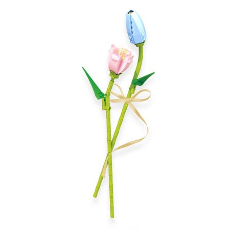 SEMBO 611018 CỬA HÀNG HOA TULIP bộ đồ chơi xếp lắp ráp ghép mô hình Creator Sáng Tạo 111 khối