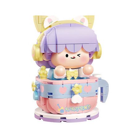 FEMIBOX S2314 2314 NƯỚC SỐT THỊT TRÀ SỮA LY bộ đồ chơi xếp lắp ráp ghép mô hình 280 khối