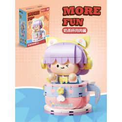 FEMIBOX S2314 2314 NƯỚC SỐT THỊT TRÀ SỮA LY bộ đồ chơi xếp lắp ráp ghép mô hình 280 khối