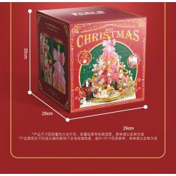 FEMIBOX S33001 33001 HỘP QUÀ CÂY THÔNG GIÁNG SINH bộ đồ chơi xếp lắp ráp ghép mô hình Creator Sáng Tạo 849 khối