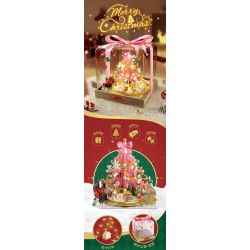 FEMIBOX S33001 33001 HỘP QUÀ CÂY THÔNG GIÁNG SINH bộ đồ chơi xếp lắp ráp ghép mô hình Creator Sáng Tạo 849 khối