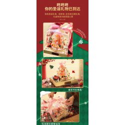 FEMIBOX S33001 33001 HỘP QUÀ CÂY THÔNG GIÁNG SINH bộ đồ chơi xếp lắp ráp ghép mô hình Creator Sáng Tạo 849 khối