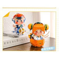 FEMIBOX S2229 2229 XE ĐẦU VUÔNG HUNG HÃN DỄ THƯƠNG THỎ NHÀ GIÀU bộ đồ chơi xếp lắp ráp ghép mô hình 330 khối