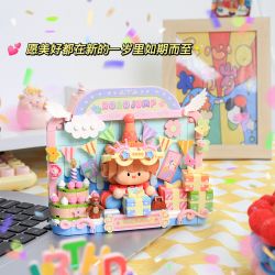 FEMIBOX S2303 2303 TRANH IN BOLOGNESE TIỆC SINH NHẬT bộ đồ chơi xếp lắp ráp ghép mô hình RORO JUMP 458 khối