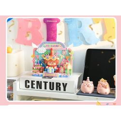 FEMIBOX S2303 2303 TRANH IN BOLOGNESE TIỆC SINH NHẬT bộ đồ chơi xếp lắp ráp ghép mô hình RORO JUMP 458 khối