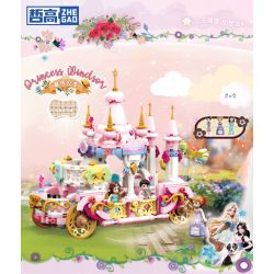 ZHEGAO 921004 CÔNG CHÚA WINDSOR PHAO VÀ BÓNG BAY bộ đồ chơi xếp lắp ráp ghép mô hình Girl FLOAT AND BALLOON Con Gái 721 khối