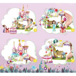 ZHEGAO 921006 CÔNG CHÚA WINDSOR TIỆC SINH NHẬT bộ đồ chơi xếp lắp ráp ghép mô hình Girl BIRTHDAY PARTY Con Gái 355 khối