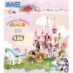 ZHEGAO 921007 CÔNG CHÚA WINDSOR CỖ XE bộ đồ chơi xếp lắp ráp ghép mô hình Girl PRINCESS'S CARRIAGE Con Gái 417 khối