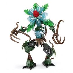 Kazi KY81130 81130 ÁO KHOÁC CỦA QUỶ bộ đồ chơi xếp lắp ráp ghép mô hình FLOWER MONSTER 312 khối