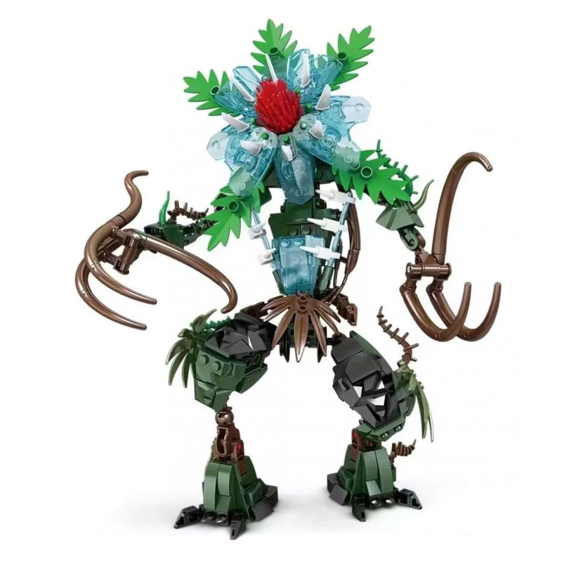 Kazi KY81130 81130 ÁO KHOÁC CỦA QUỶ bộ đồ chơi xếp lắp ráp ghép mô hình FLOWER MONSTER 312 khối