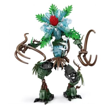 Kazi KY81130 81130 ÁO KHOÁC CỦA QUỶ bộ đồ chơi xếp lắp ráp ghép mô hình FLOWER MONSTER 312 khối