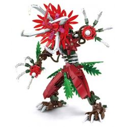 Kazi KY81132 81132 QUỶ HOA MANDALA bộ đồ chơi xếp lắp ráp ghép mô hình FLOWER MONSTER 266 khối
