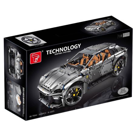 TYGOLL T5041 5041 FERRARI PUROSANGUE 1:8 tỷ lệ 1:8 bộ đồ chơi xếp lắp ráp ghép mô hình Technic Kỹ Thuật Công Nghệ Cao Mô Hình Phương Tiện 3456 khối