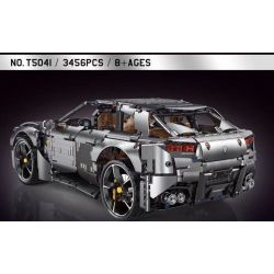 TYGOLL T5041 5041 FERRARI PUROSANGUE 1:8 tỷ lệ 1:8 bộ đồ chơi xếp lắp ráp ghép mô hình Technic Kỹ Thuật Công Nghệ Cao Mô Hình Phương Tiện 3456 khối